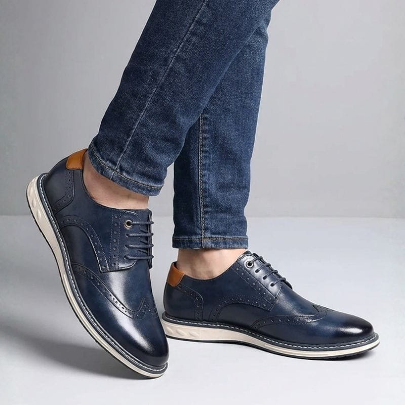 Boris Men’s Leather Brogue Shoes