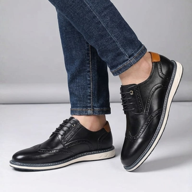 Boris Men’s Leather Brogue Shoes