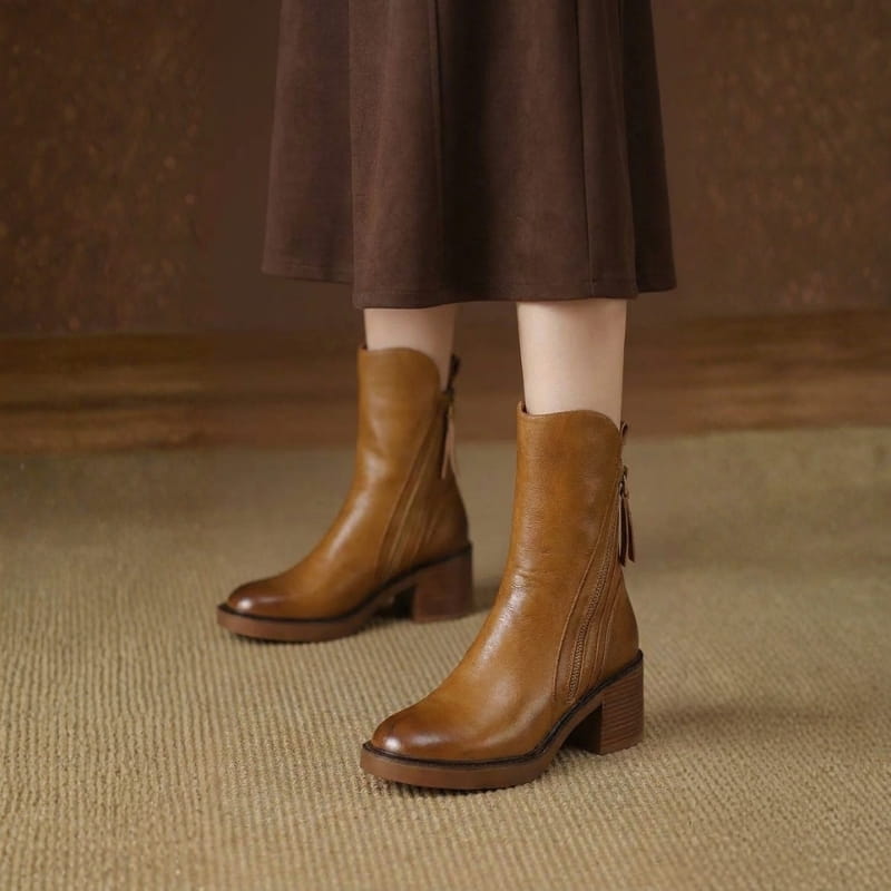 Coreen Rue Ankle Boots – Leather Ankle Boots