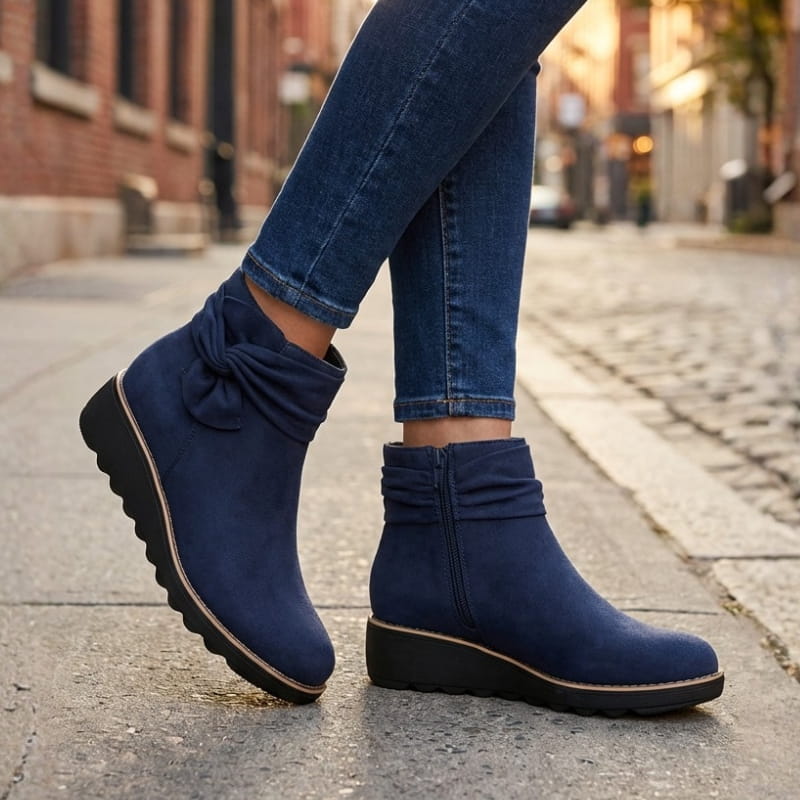 Penelope Suede Heritage Ankle Boots