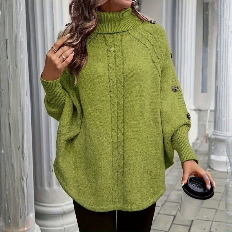 Benilda Women’s Sweater – High-Neck Jumper