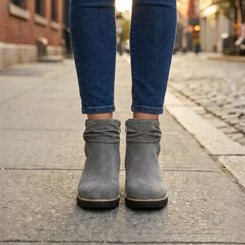 Penelope Suede Heritage Ankle Boots