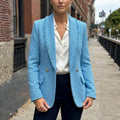 Avery Women’s Blazer – Wool Blend Boucle Couture