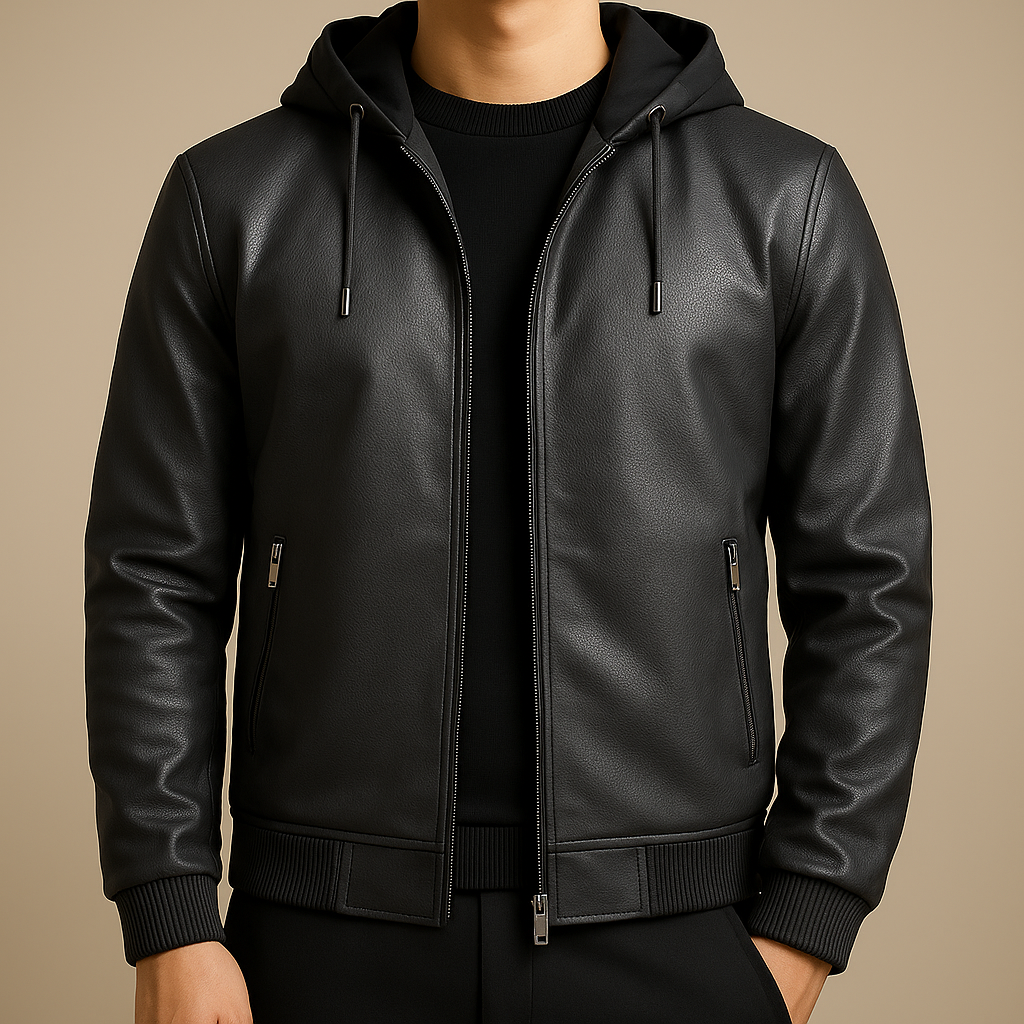 Jasper Men’s Leather Jacket – Premium Handstitched Durable Leather