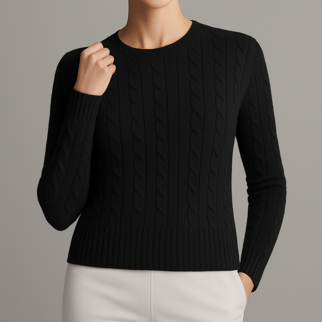 Bettina Women’s Cotton Sweater – Ultra-Soft Knit with Handstitched Lining