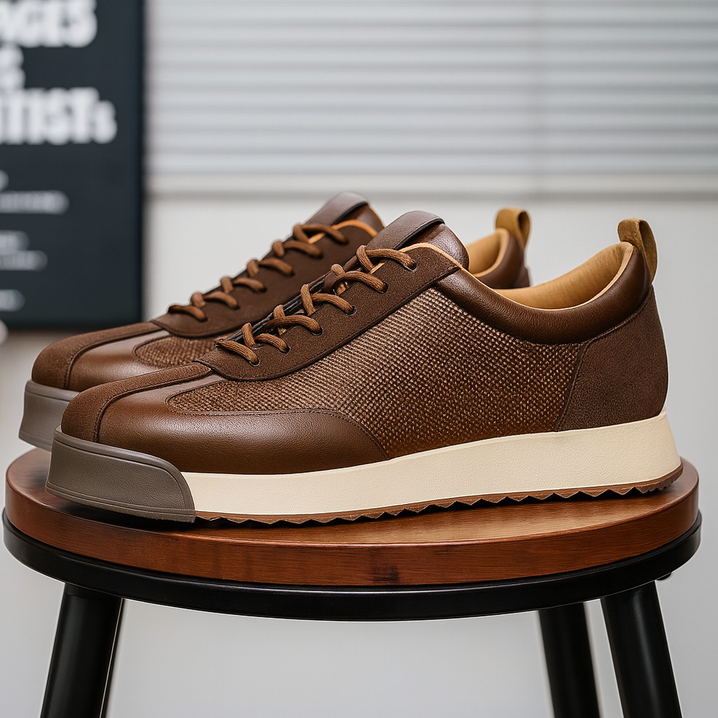 Callum UrbanFlex Italian Leather Sneakers