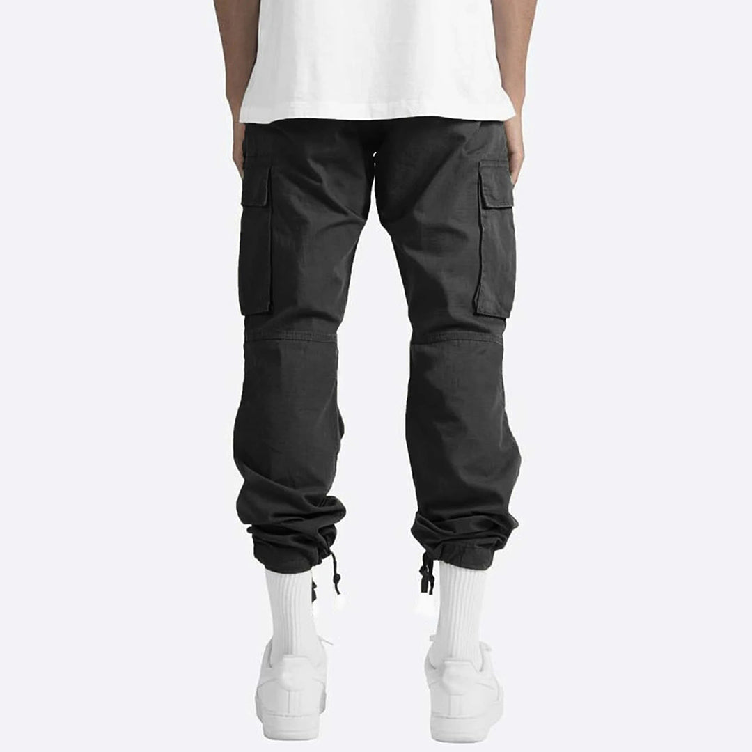 Denver Black Cargo Pants – Comfortable Fit with Functional Pockets 6