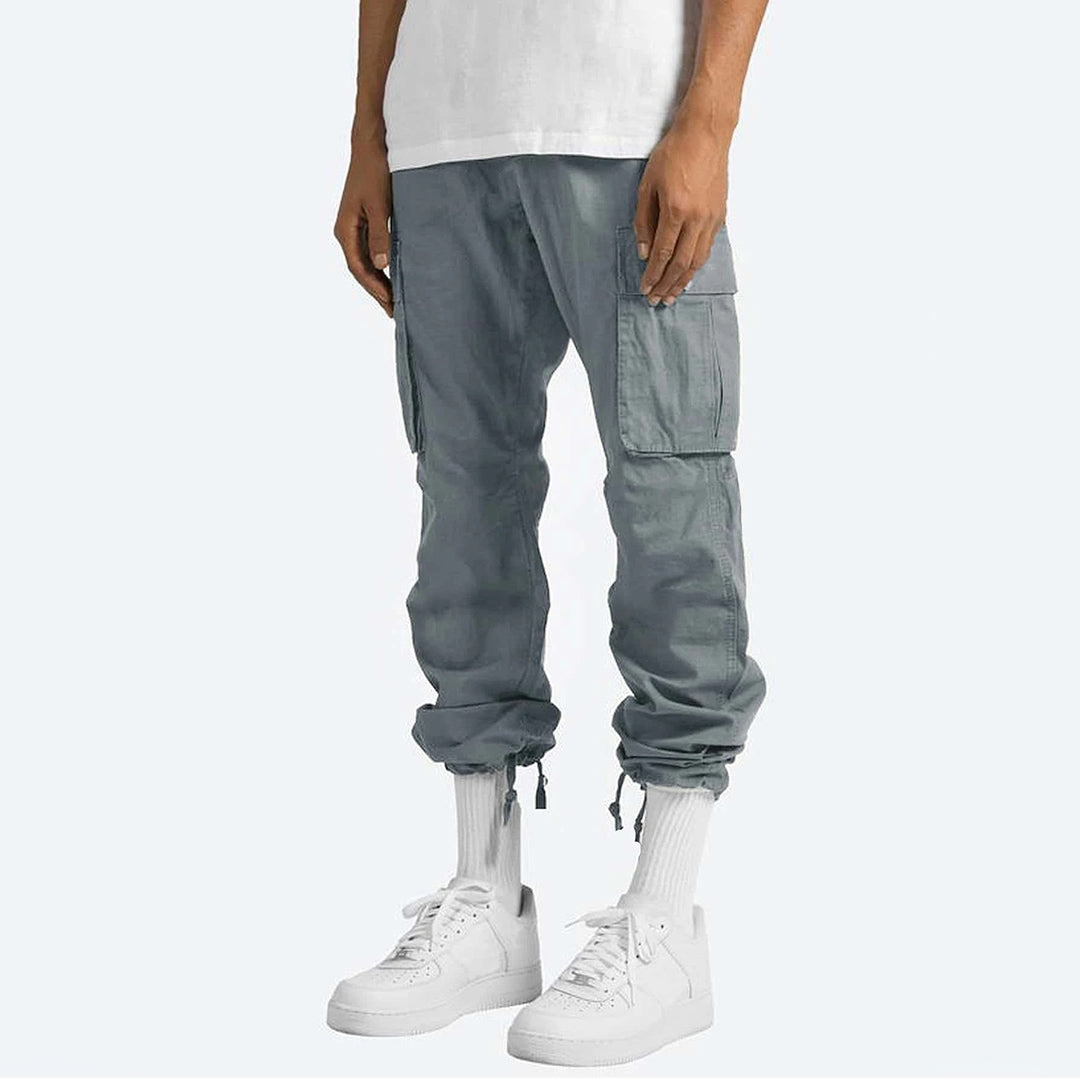 Denver Black Cargo Pants – Comfortable Fit with Functional Pockets 8