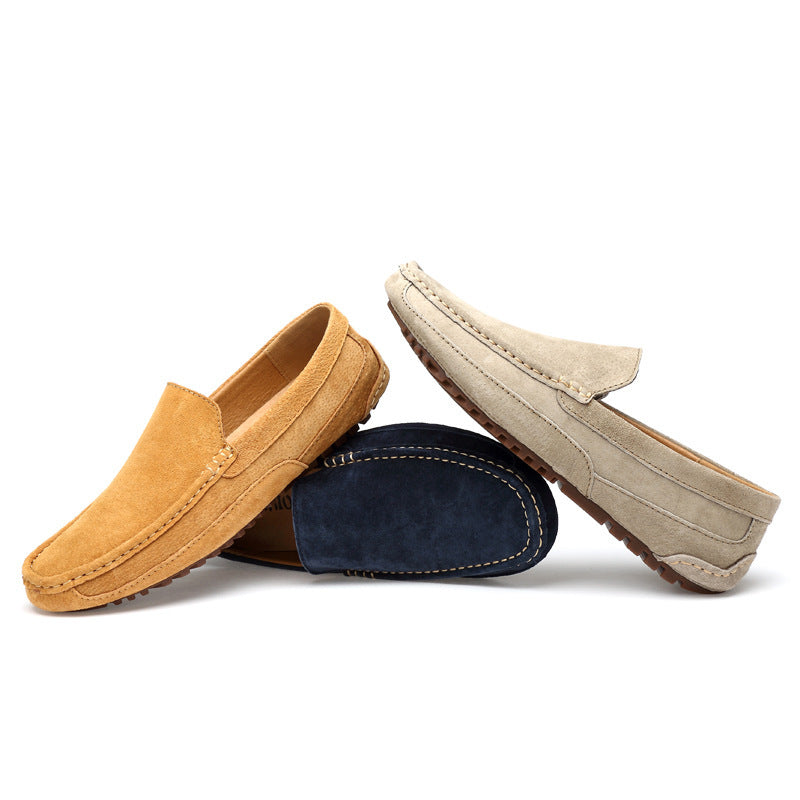 Matteo Suede Slip-On Loafers – Lightweight & Cushioned Men’s Shoes