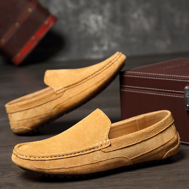 Matteo Suede Slip-On Loafers – Lightweight & Cushioned Men’s Shoes