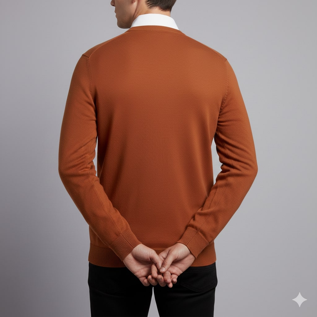 Victoriano Men’s Knit Sweater – Lightweight V-Neck Pullover