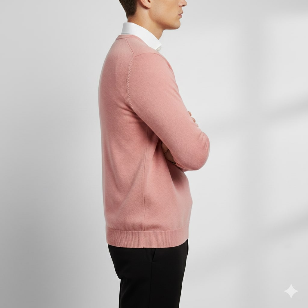 Victoriano Men’s Knit Sweater – Lightweight V-Neck Pullover