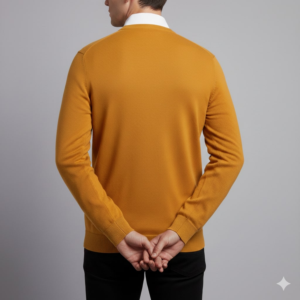 Victoriano Men’s Knit Sweater – Lightweight V-Neck Pullover