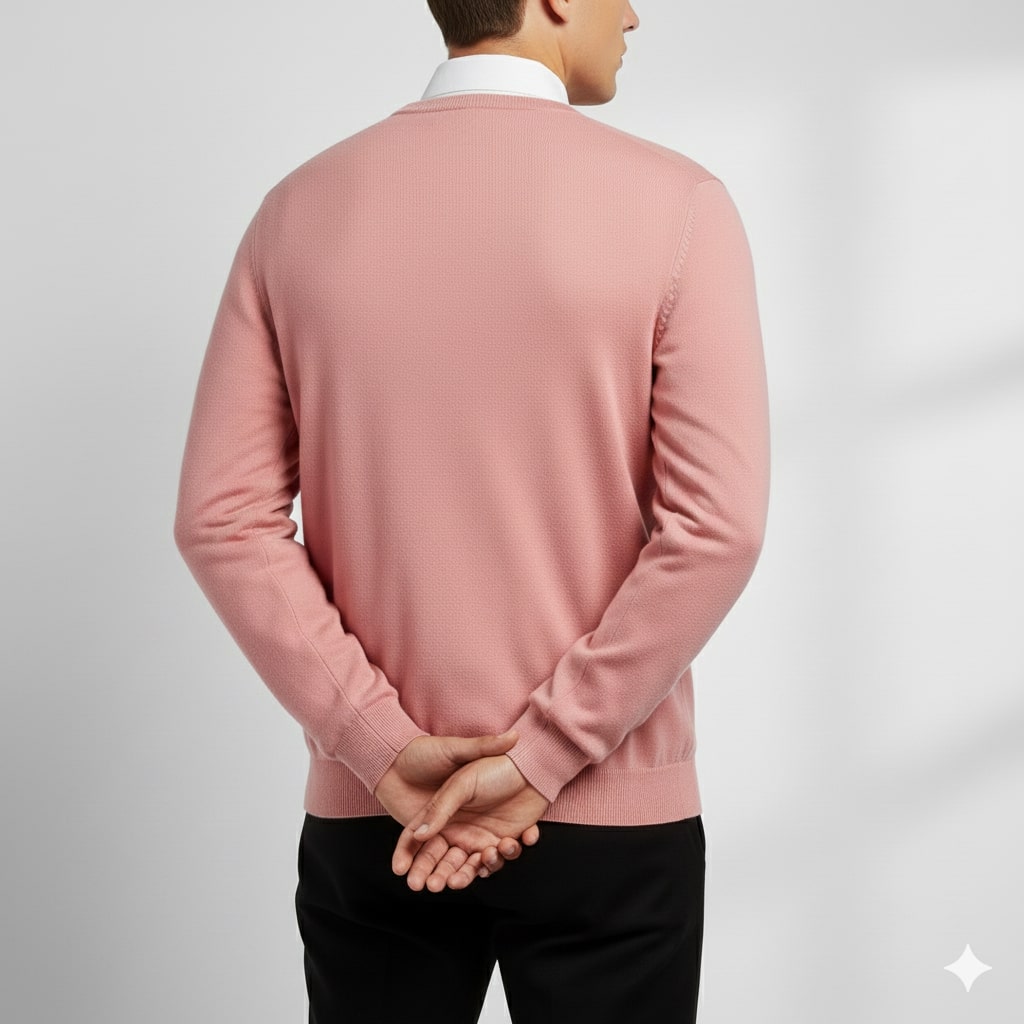 Victoriano Men’s Knit Sweater – Lightweight V-Neck Pullover