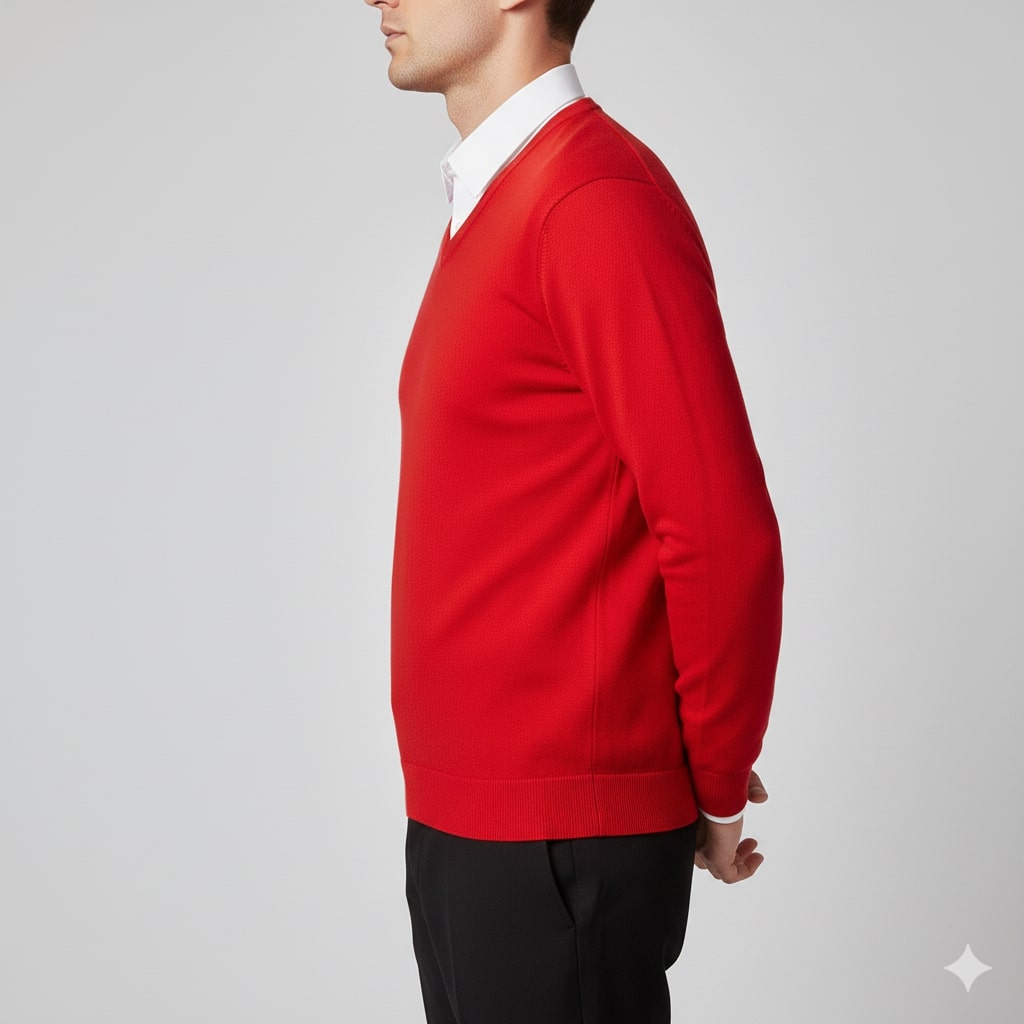 Victoriano Men’s Knit Sweater – Lightweight V-Neck Pullover
