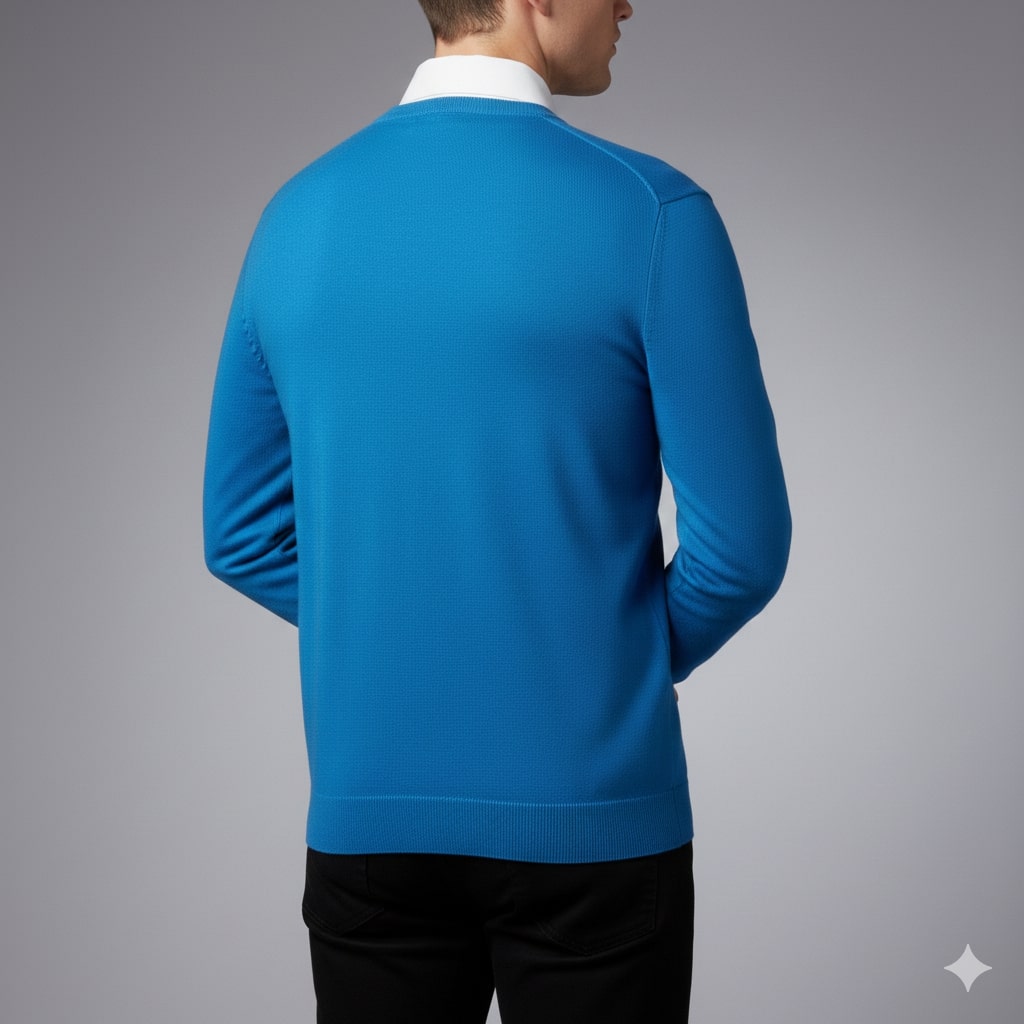 Victoriano Men’s Knit Sweater – Lightweight V-Neck Pullover