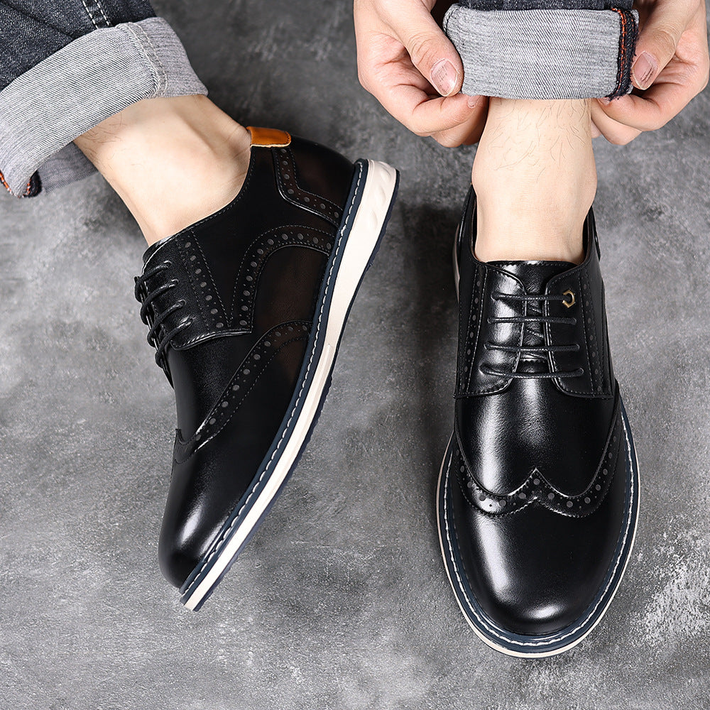 Boris Men’s Leather Brogue Shoes
