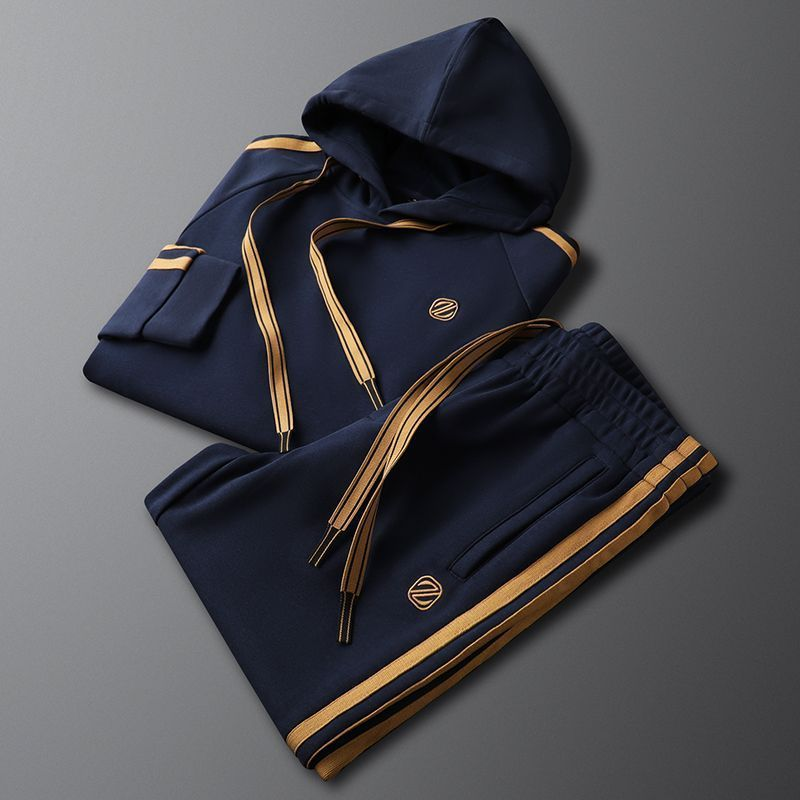 Austin Lycra Hoodie Men's Tracksuit Set