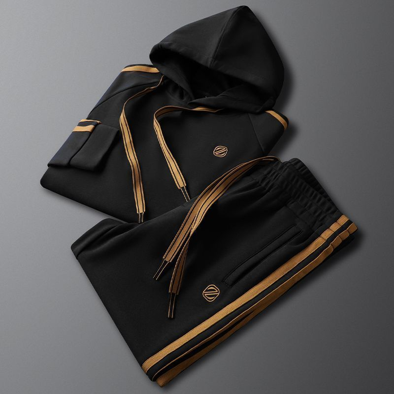 Austin Lycra Hoodie Men's Tracksuit Set