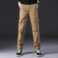 Jaxon Men’s Cargo Pants – Tech Fabric Tactical Trousers with Drawstring Waist & Tapered Fit