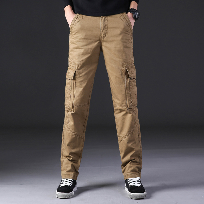 Jaxon Men’s Cargo Pants – Tech Fabric Tactical Trousers with Drawstring Waist & Tapered Fit