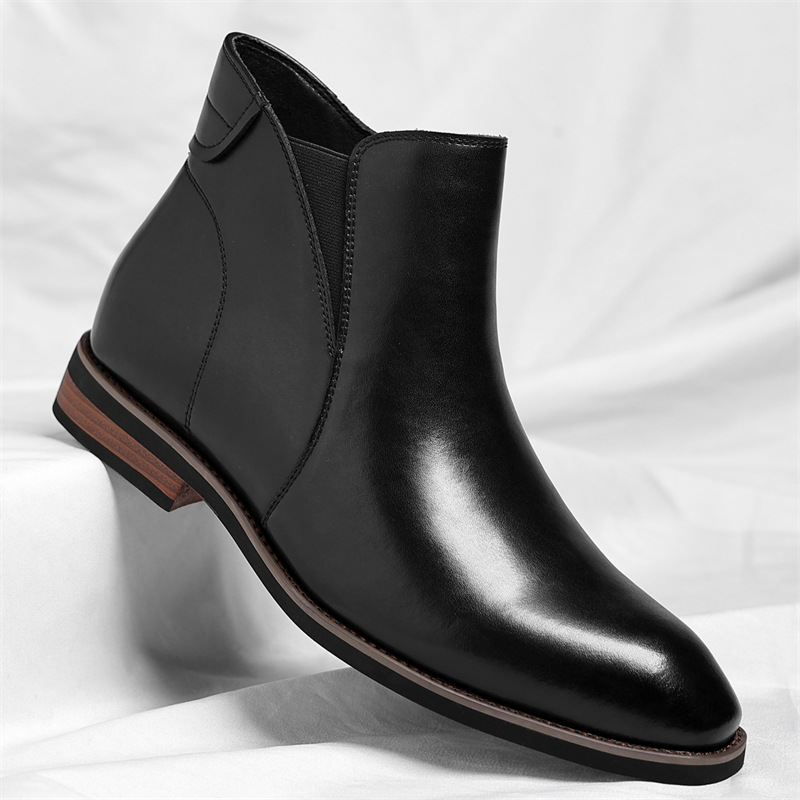 Caleb Regent Leather Chelsea Boots