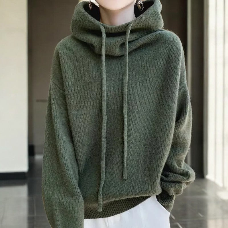 Indie Women’s Sweater – Hoodie Lightweight Wool Sweatshirt