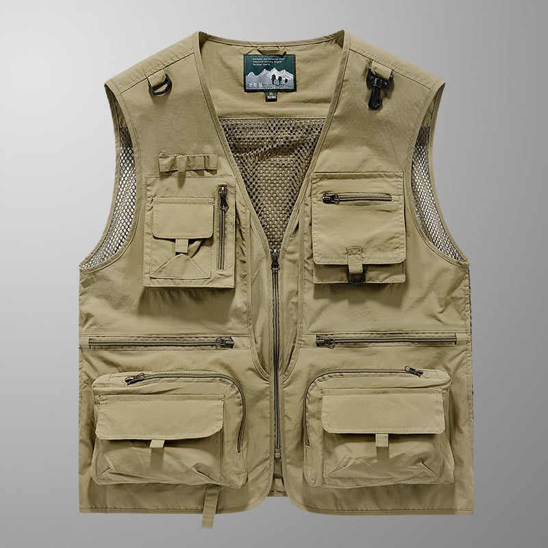 Jaxon Utility Vest – Tactical-Inspired Streetwear Layer for All-Season Utility