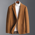 Soriano Men’s Tailored Coat – Cotton Blend Overcoat with Sleek Fit