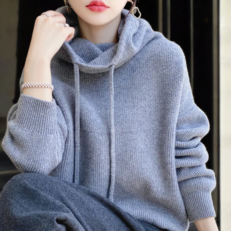 Indie Women’s Sweater – Hoodie Lightweight Wool Sweatshirt