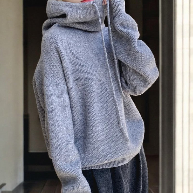 Indie Women’s Sweater – Hoodie Lightweight Wool Sweatshirt