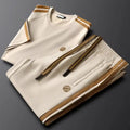 Mateo Modern Tracksuit Set – Sleek Zip Jacket & Drawstring Joggers for Everyday Streetwear Ease