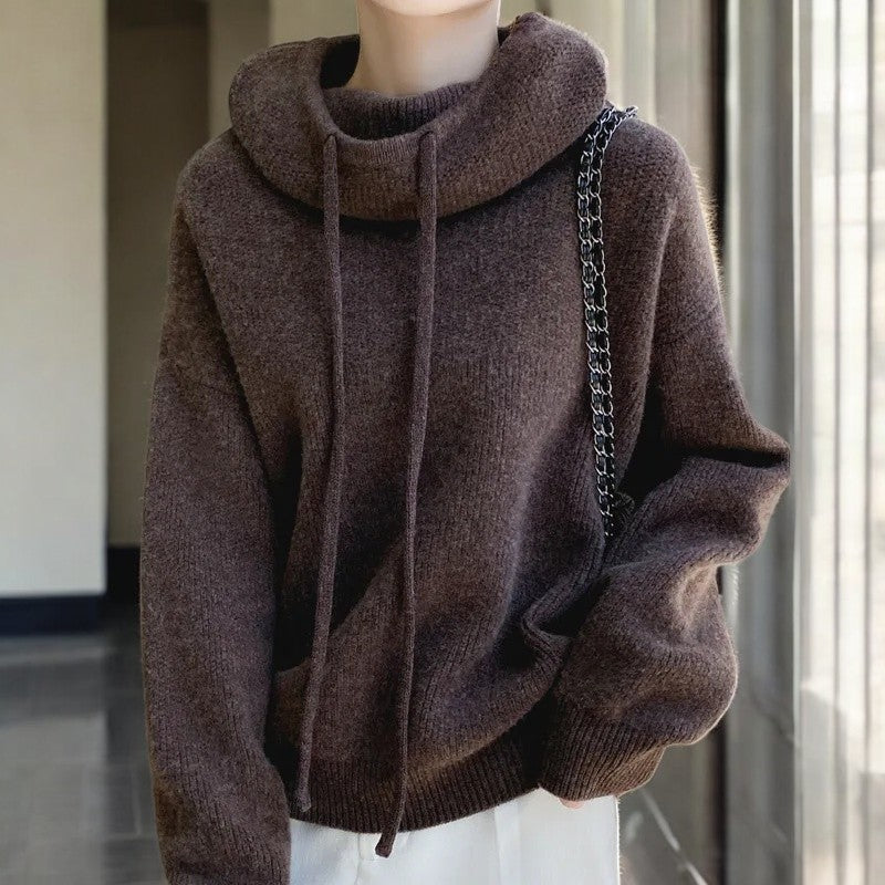 Indie Women’s Sweater – Hoodie Lightweight Wool Sweatshirt