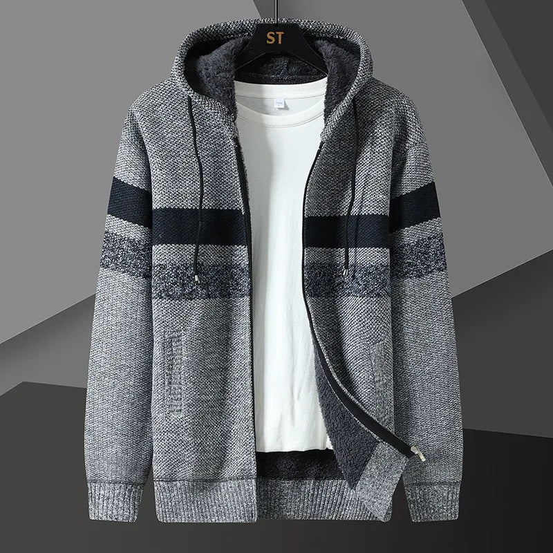 Luciano Men's Fleece Jacket – Soft Insulated Zip-Up for Fall