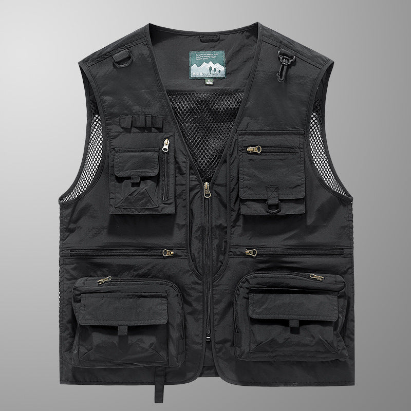 Jaxon Utility Vest – Tactical-Inspired Streetwear Layer for All-Season Utility