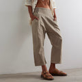 Ayla Elastic Lounge Pants – Lightweight Pull-On Pants for Everyday Ease