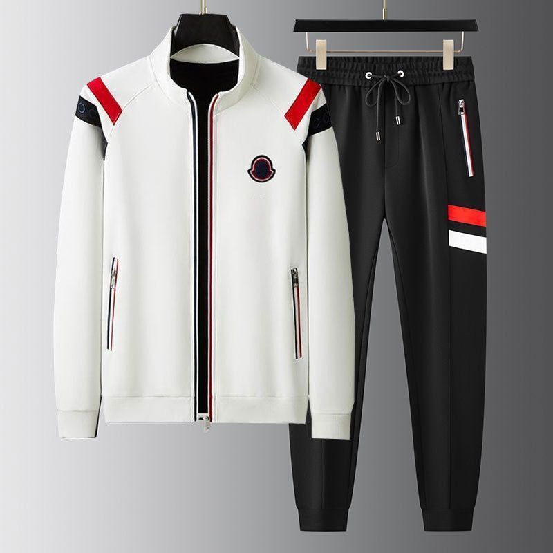 Luca Essential Tracksuit – Streamlined Poly-Cotton Set with Sleek Urban Edge