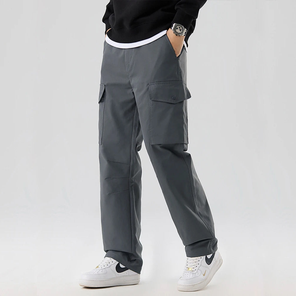 William Men’s Cargo Pants – Durable Fabric with Relaxed Fit and Utility Pockets