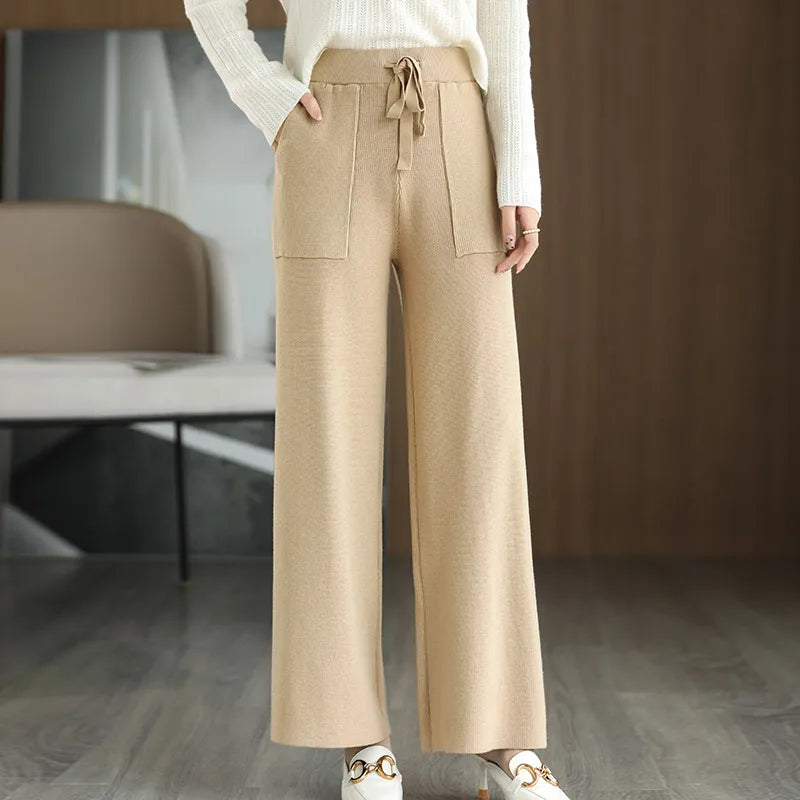 Nika Merino Lounge Pants – Soft Wool-Blend Everyday Joggers