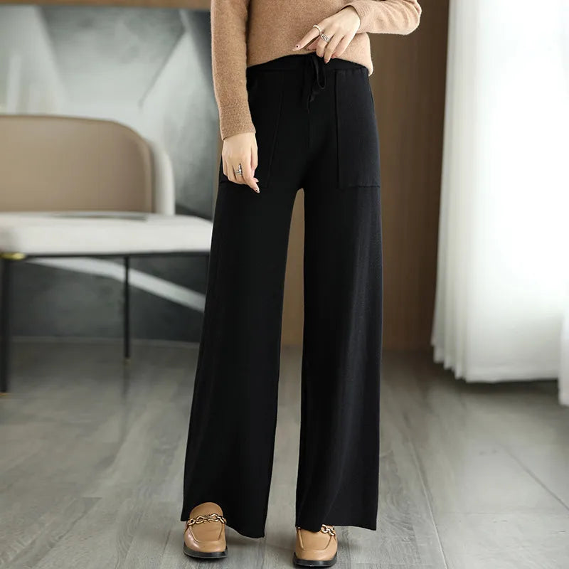 Nika Merino Lounge Pants – Soft Wool-Blend Everyday Joggers