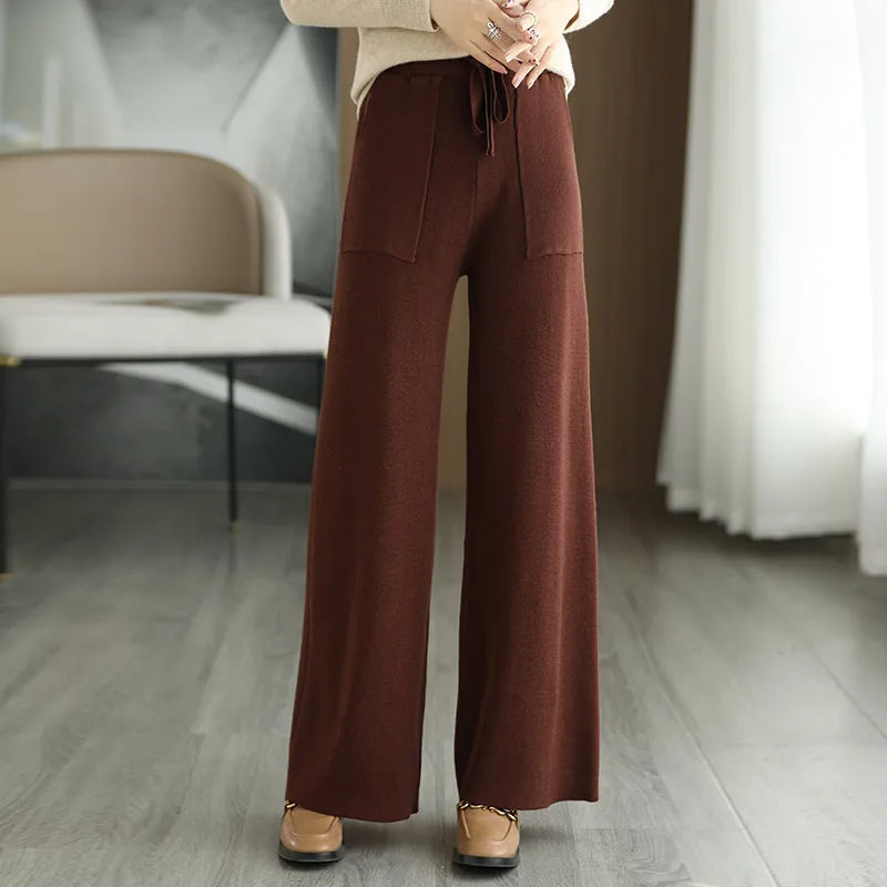 Nika Merino Lounge Pants – Soft Wool-Blend Everyday Joggers