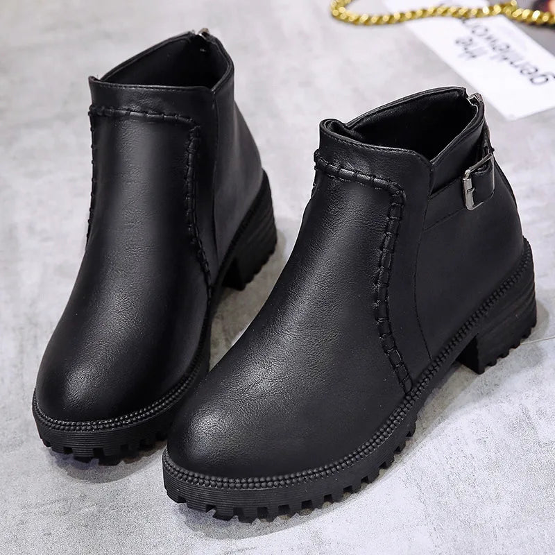 Monroe Luxe Leather Ankle Boots
