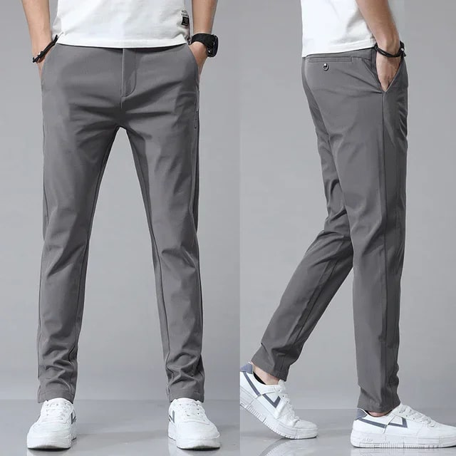 Marco Men’s Stretch Tapered Pants – Four-Way Stretch Fabric Pants