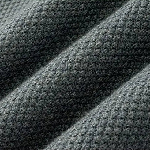 Tomas Men’s Knit Sweater – Jacquard Knit Mock-Neck Pullover