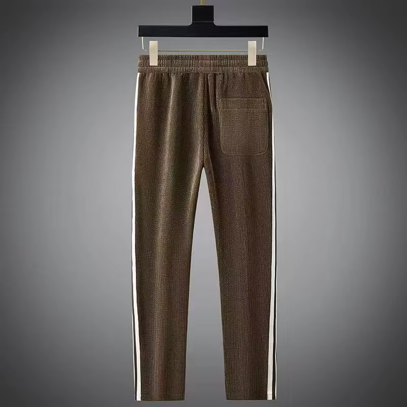 Luca Corduroy Tracksuit Set – Ribbed Zip Jacket & Drawstring Pants for Modern Street Comfort