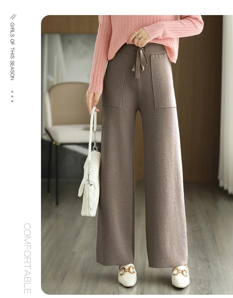 Nika Merino Lounge Pants – Soft Wool-Blend Everyday Joggers