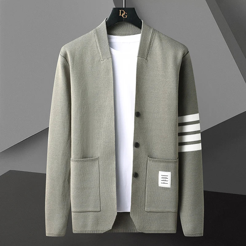 Duke Knitted Cardigan - Classic Men's Knit Layer for Effortless Style