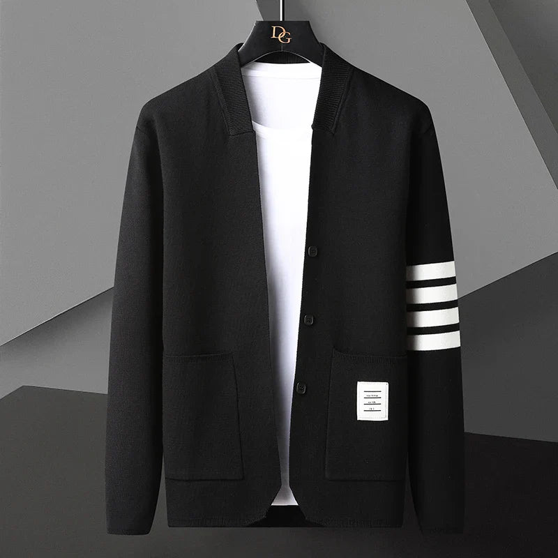 Duke Knitted Cardigan - Classic Men's Knit Layer for Effortless Style