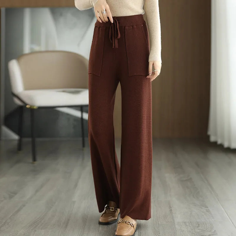 Nika Merino Lounge Pants – Soft Wool-Blend Everyday Joggers