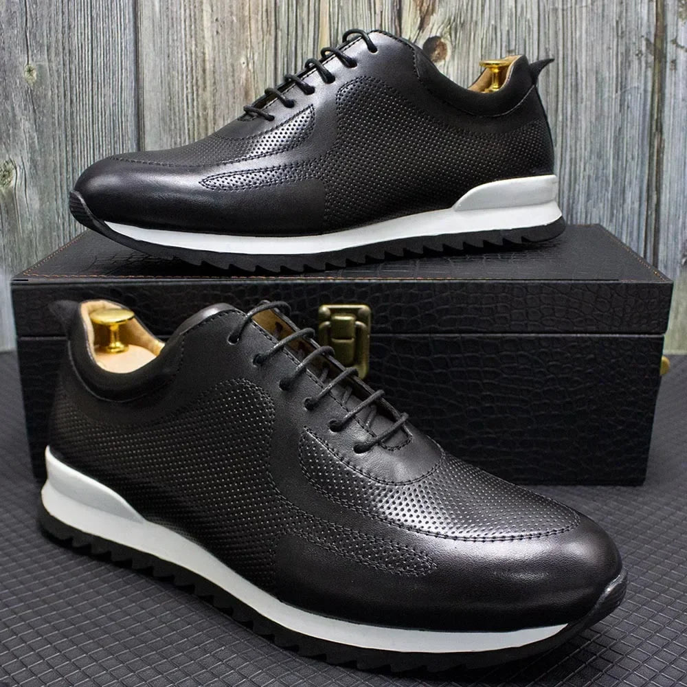 Fabrizio Men’s Leather Sneakers – Italian Leather Shoes